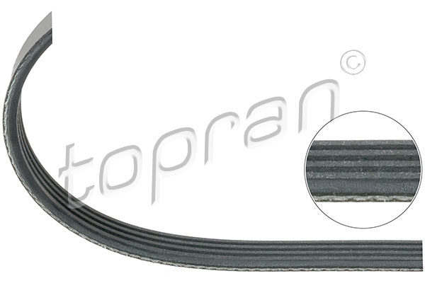 Ribbed v-belt HANS PRIES/TOPRAN 109660