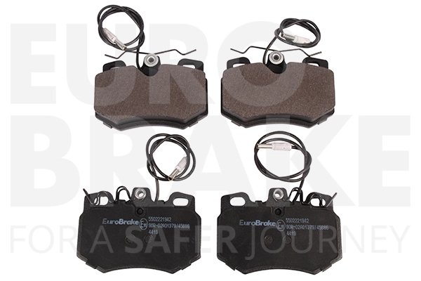 Тормозные колодки дисковые передние EUROBRAKE 5502221942