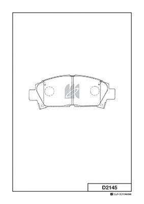 Колодки тормозные дисковые MK KASHIYAMA D2145