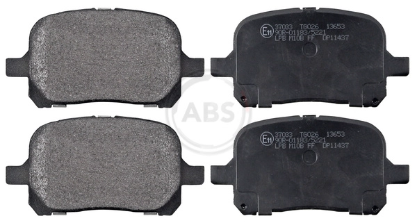 Колодки торм пер lexus/toyota camry -01 A.B.S. 37033