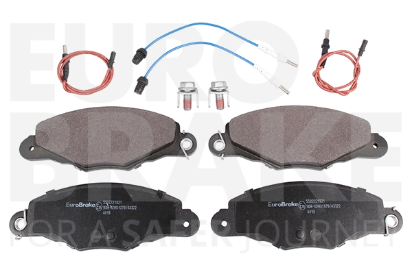 Тормозные колодки дисковые передние EUROBRAKE 5502221921