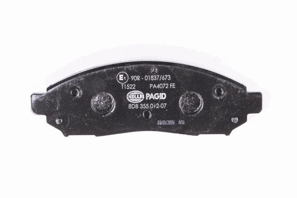 Колодки тормозные дисковые HELLA/BEHR/PAGID 8DB355012-071