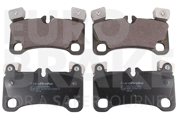 Тормозные колодки дисковые задние EUROBRAKE 5502224799