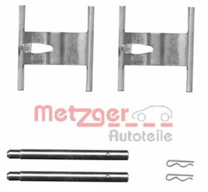 Комплектующие колодки дискового тормоза METZGER 1091660