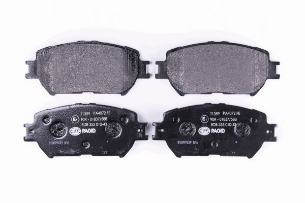 Колодки тормозные дисковые HELLA/BEHR/PAGID 8DB 355 010-431