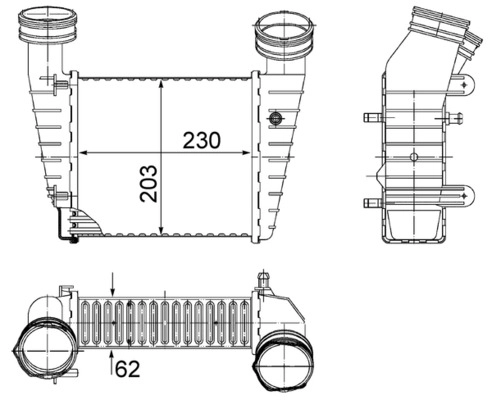 Интеркулер MAHLE/KNECHT CI347000S