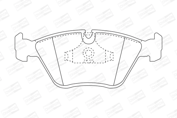 Колодки тормозные дисковые CHAMPION 571355CH