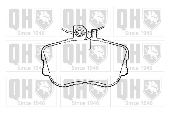 Колодки тормозные QUINTON HAZELL BP768
