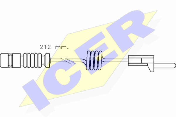 Датчик износа тормозных колодок ICER 610259EC
