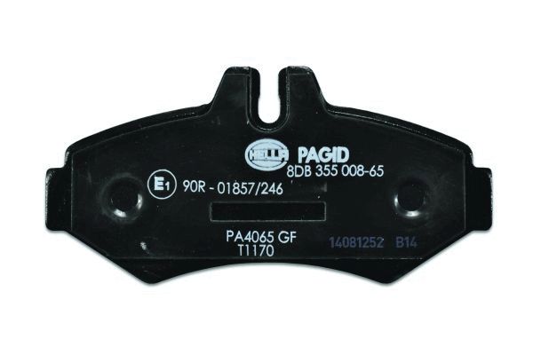 Колодки тормозные дисковые HELLA/BEHR/PAGID 8DB355008-651