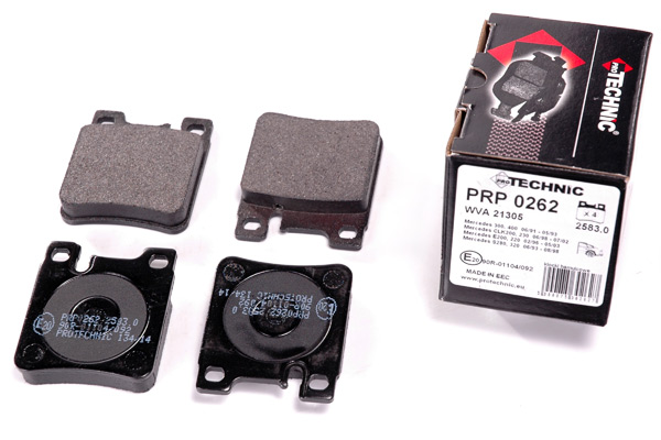 Комплект тормозных колодок дисковый тормоз PROTECHNIC PRP0262