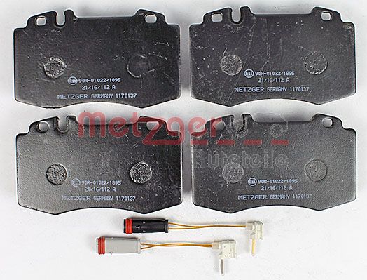 Колодки тормозные дисковые METZGER 1170137