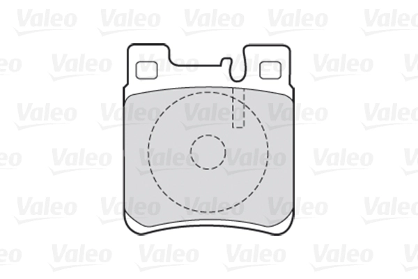 Колодки тормозные дисковые VALEO 301617