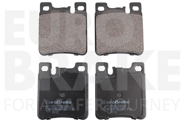 Тормозные колодки дисковые задние EUROBRAKE 5502223323