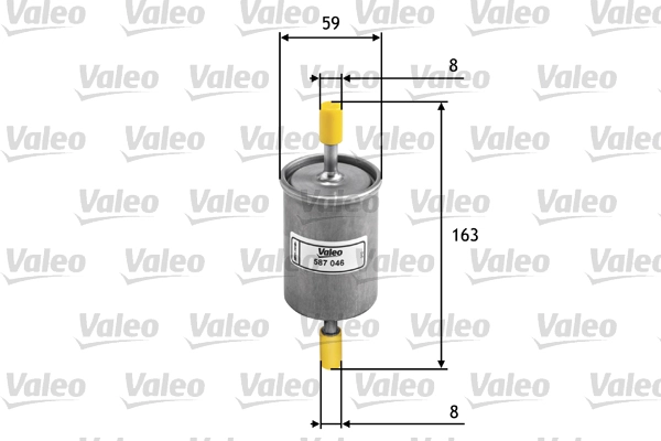 Фильтр топливный VALEO 587046