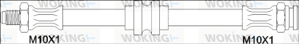 Шланг тормозной WOKING G1901.17