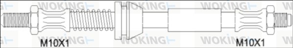 Шланг тормозной WOKING G1900.09