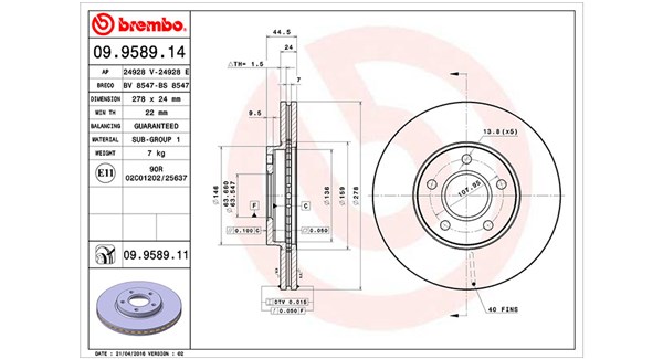 Диск тормозной MAGNETI MARELLI 360406026500