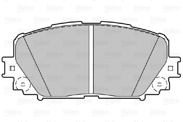 Колодки тормозные дисковые VALEO 601052