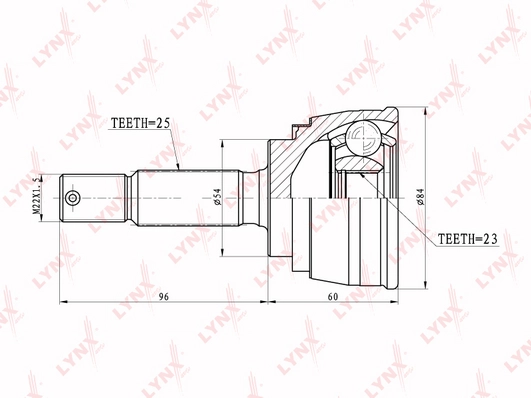 Граната наружная LYNXAUTO CO5510