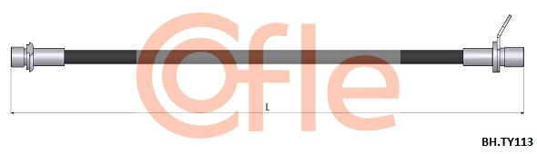 Шланг тормозной COFLE 92.BH.TY113