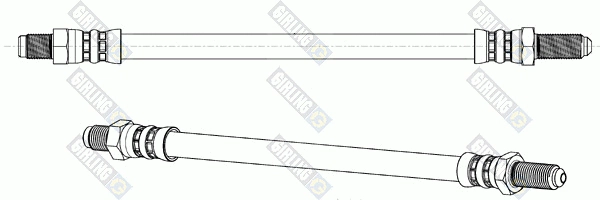 Шланг тормозной GIRLING 9003303