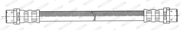 Шланг тормозной FERODO FHY2245