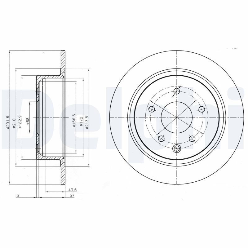 Диск тормозной DELPHI BG4108