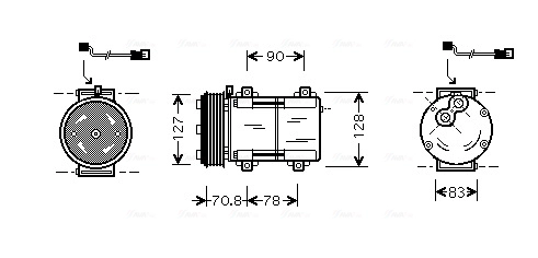 Запчасть AVA QUALITY COOLING FDAK281