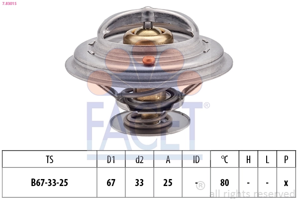 Термостат FACET 7.8301S