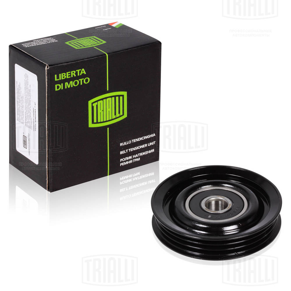 Ролик привод. ремня для а/м nissan note (04-) 1.0i/1.2i/1.4i cr (натяж.) помпы TRIALLI CM 1411