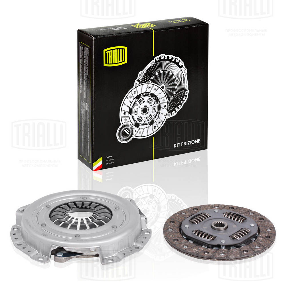 Сцепление в сборе для а/м ford fusion (02-) 1.2/1.4i mazda 2 (03-) 1.2/1.4i (без муфты) компл TRIALLI FR 1023