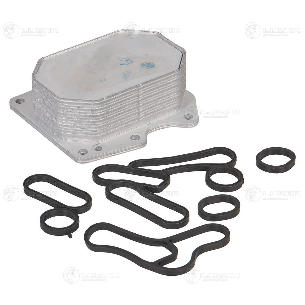 Радиатор масл. для а/м ford transit (06-)/(13-)/peugeot boxer (06-) 2.2td (124114.843мм) LUZAR LOc 1001