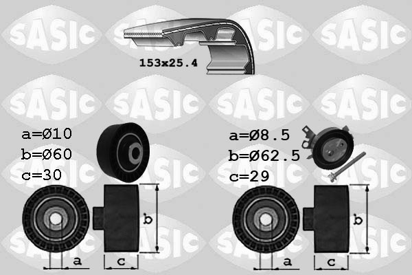 Комплект грм SASIC 1750029