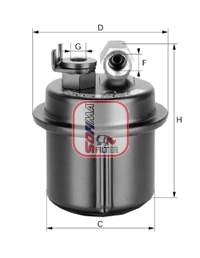Фильтр топливный SOFIMA S 1535 B