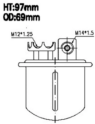 Фильтр топливный AZUMI FSP28202U