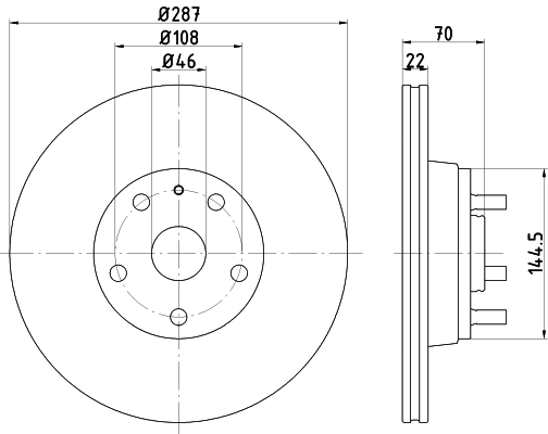 Запчасть HELLA/BEHR/PAGID 8DD355100-871