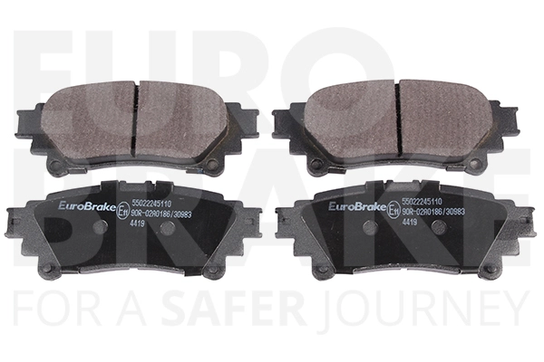 Тормозные колодки дисковые задние EUROBRAKE 55022245110