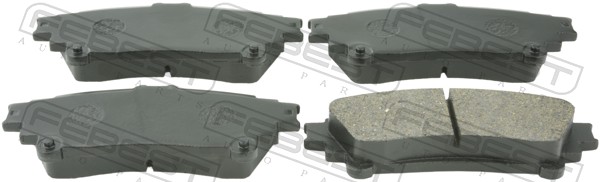 Колодки тормозные задние FEBEST 0101GGL15R