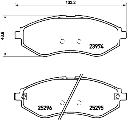 Колодки тормозные дисковые HELLA/BEHR/PAGID 8DB355017-351