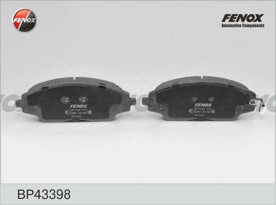 Колодки тормозные дисковые FENOX BP43398