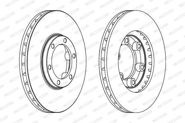 Диск тормозной FERODO DDF1685