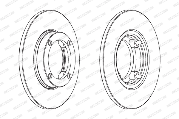 Диск тормозной FERODO DDF373