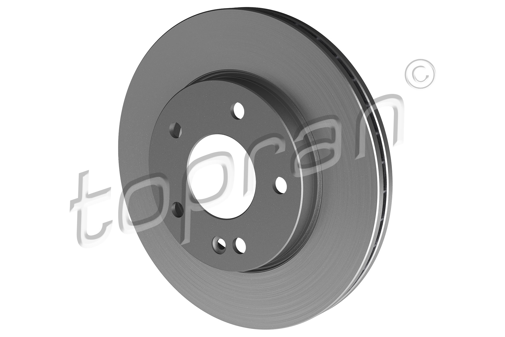 Brake disc HANS PRIES/TOPRAN 400849