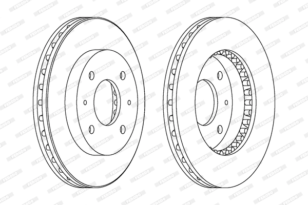 Диск тормозной FERODO DDF885