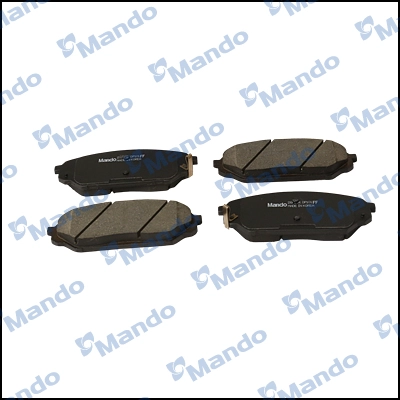 Колодки тормозные дисковые MANDO MPH41NS