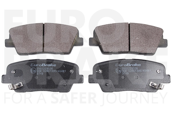 Тормозные колодки дисковые задние EUROBRAKE 5502223526