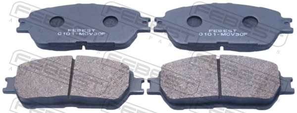 Колодки тормозные передние FEBEST 0101-MCV30F