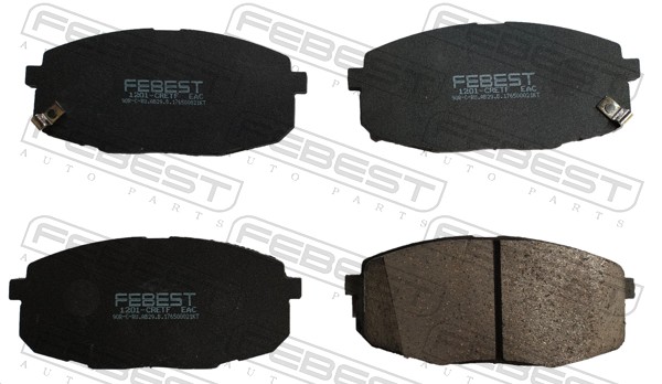 Колодки тормозные FEBEST 1201CRETF