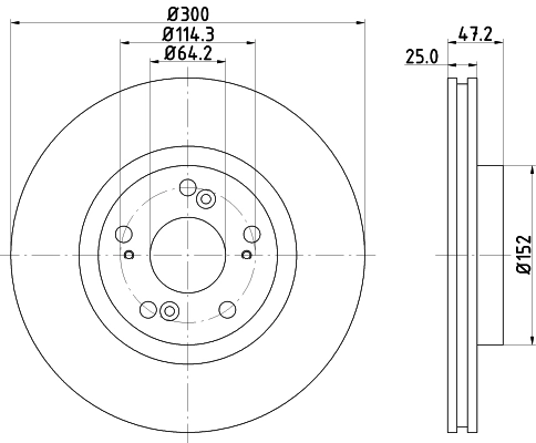 Диск тормозной HELLA/BEHR/PAGID 8DD355118701